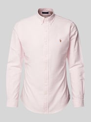 Regular fit vrijetijdsoverhemd met logostitching van Polo Ralph Lauren Roze - 30