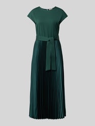 sukienka casualowa o kroju regular fit z plisowaną spódnicą model 'GELA' od Weekend Max Mara - 4