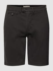 Szorty chinosy z 5 kieszeniami od Casual Friday Czarny - 22