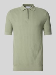 Poloshirt mit kurzem Reißverschluss von SELECTED HOMME - 35