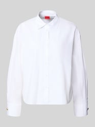 Boxy fit overhemdblouse van puur katoen, model 'ELMA' van HUGO - 24