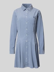 Sukienka koszulowa w optyce sztruksu od Polo Ralph Lauren - 15
