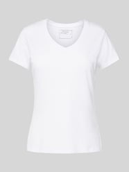 T-Shirt mit Label-Stitching von Guess Weiß - 22