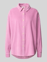 Relaxed Fit Hemdbluse aus Cord Modell 'PADOW' von American Vintage Pink - 40