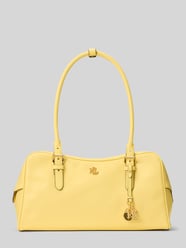 Torba z rączką z naturalnej skóry bydlęcej od Lauren Ralph Lauren - 9