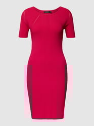 Knielange jurk met structuurmotief van Lauren Ralph Lauren Roze - 28