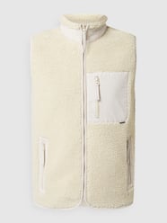 Gilet van teddybont van Lindbergh Wit - 11