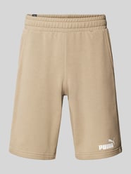 Sweatshorts mit elastischem Bund von PUMA PERFORMANCE Beige - 36