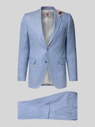 Regular fit pak van linnenmix, model 'Marzotto' van CG - Club of Gents - 26