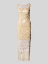 Maxikleid mit Pailletten und rückseitiger Schnürung von Little Mistress - 30