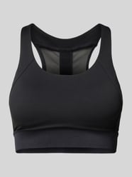 Sport-BH mit Racerback Modell 'Bounce' von Stronger Schwarz - 3