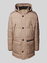 Steppjacke mit Stehkragen von bugatti Beige - 25