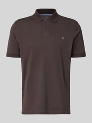 koszulka polo o kroju regular fit z haftem od Christian Berg Men - 8
