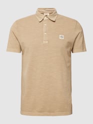 Poloshirt in melierter Optik Modell 'Washer' von s.Oliver RED LABEL Braun - 23