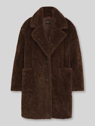 Płaszcz typu teddy z kołnierzem z połami model 'C_Catedy' od BOSS Orange - 5