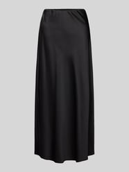 Regular Fit Midi-Rock aus Satin von s.Oliver BLACK LABEL Schwarz - 34