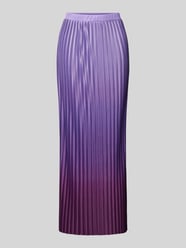 Długa spódnica z elastycznym pasem model ‘Nemi’ od MAX&Co. Fioletowy - 7