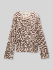Regular Fit Pullover mit weichem Alpaka-Mix von Tom Tailor Denim Beige - 28