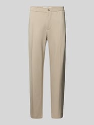 Slim Fit Hose aus Viskose-Mix Modell 'ALTON' von GUESS Beige - 1