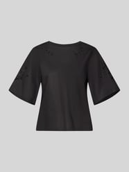 T-shirt z czystej bawełny w kroju krój regular fit model 'TARGA' od Weekend Max Mara - 23