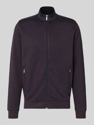 Sweatjack met ribboorden van bugatti Bordeaux - 15