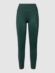 High waist legging met logoprint, model 'SHAPE' van Röhnisch Groen - 16