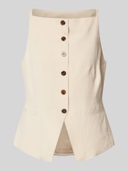 Weste mit Karree-Ausschnitt von Christian Berg Woman Selection Beige - 23