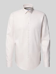Slim Fit Businesshemd mit extra langem Arm von Jake*s Beige - 23
