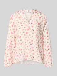 Bluzka o kroju regular fit z czystej wiskozy model 'Josy' od ZABAIONE - 20