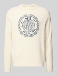 Regular Fit Strickpullover aus Woll-Mix Modell 'KERBERT' von BOSS Orange - 8