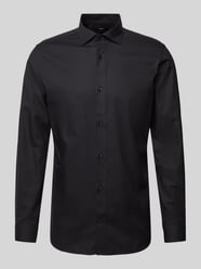 Slim Fit Freizeithemd mit Kentkragen Modell 'PARKER' von Jack & Jones Premium Schwarz - 6