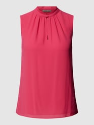Blusentop mit Schlüsselloch-Ausschnitt von Jake*s Collection Rosa - 45