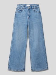 Wide Fit Jeans mit Eingrifftaschen von Mango Blau - 41