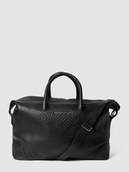 Weekender mit Allover-Logo Modell 'Bristol' von Baldessarini Grau / Schwarz - 32