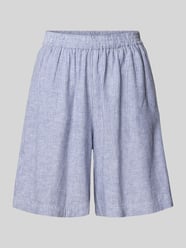 Korte broek van een mix van linnen en viscose met elastische band van BOSS Orange - 22