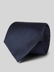 Krawatte mit Label-Detail von BOSS Blau - 2