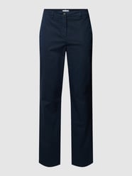 Slim fit chino met persplooien, model 'BLEND' van Tommy Hilfiger Blauw / turquoise - 44