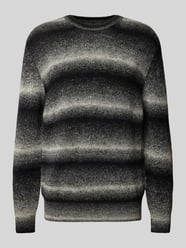 Strickpullover aus Schur- und Alpakawoll-Mix von Marc O'Polo Schwarz - 43