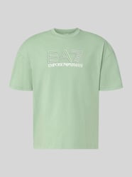 T-shirt met logo en ronde hals van EA7 Emporio Armani - 19