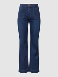 PLUS SIZE jeans met labeldetails, model 'ICEBERG' van Marina Rinaldi Blauw / turquoise - 1