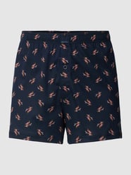 Boxershorts mit Allover-Muster von Calida Blau - 16