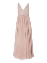 PLUS SIZE Abendkleid mit floralen Stickereien  von My Mascara Curves Lila - 11