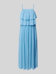 Maxikleid mit Volants Modell 'CHIFFON' von Vila Blau - 35