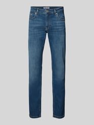 Slim Fit Jeans mit klassischen Five-Pocket-Design von REVIEW - 5