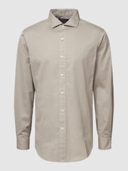 Custom Fit Business-Hemd mit Logo-Stitching von Polo Ralph Lauren Grau - 46