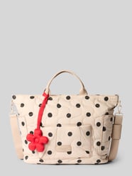 Shopper mit Label-Patch Modell 'VAALA' von Seidenfelt Beige - 6