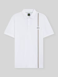 męski t-shirt o kroju regular fit sport z taśmą z logo od BOSS Green - 22