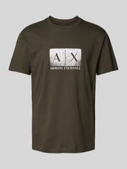 T-Shirt mit Label-Print von ARMANI EXCHANGE - 15