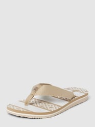 Zehentrenner mit Label-Applikation von Tommy Hilfiger Beige - 11