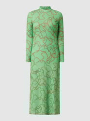 Maxikleid mit Stehkragen Modell 'Diro' von Mango Grün - 23